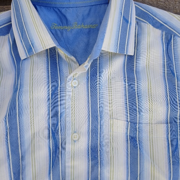 Tommy Bahama Other - Tommy Bahama button front 100% silk shirt large